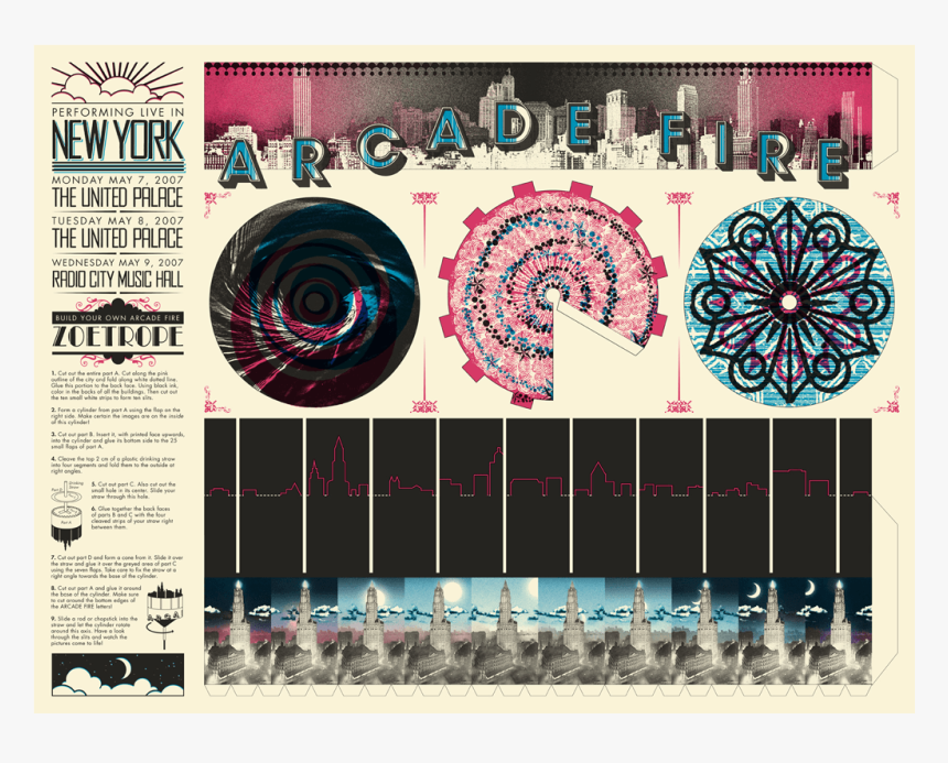 Radio City / United Church - Arcade Fire, HD Png Download, Free Download