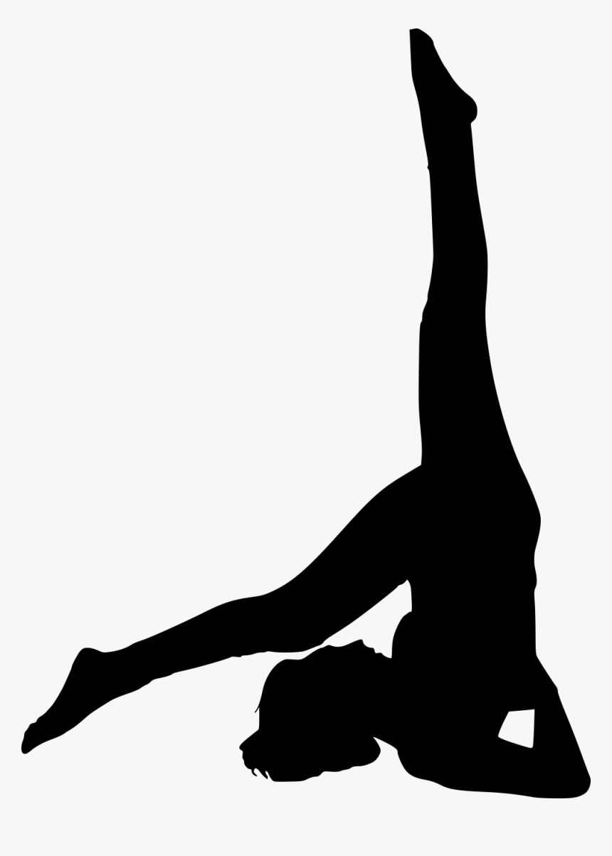 Yoga Human Silhouette Png, Transparent Png, Free Download