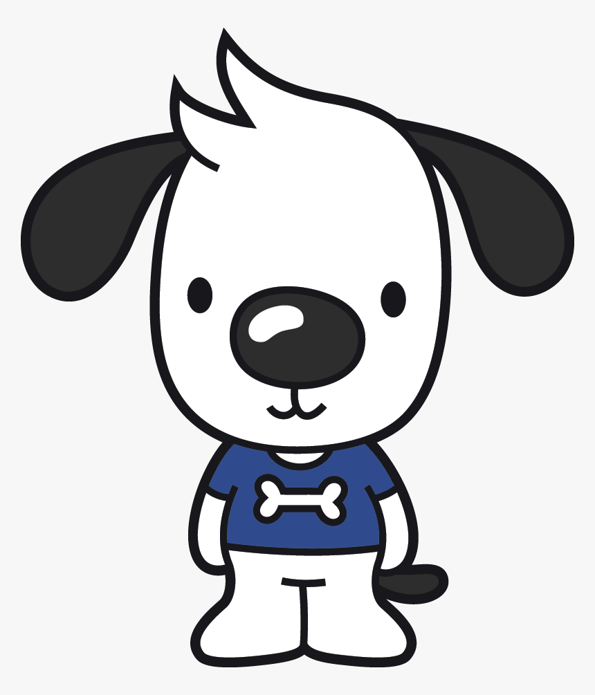 Dogs Vector Cute Dog - Dog Tied Up Cartoon, HD Png Download, Free Download