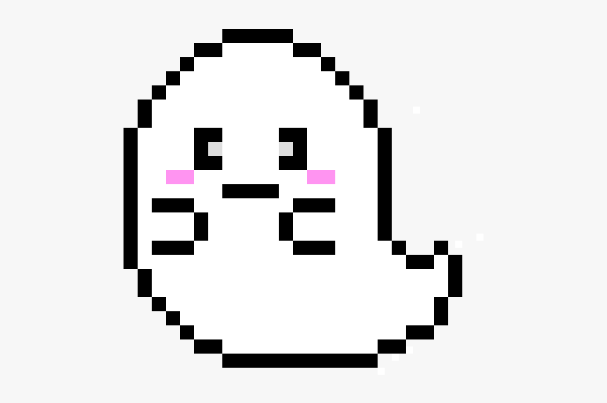 Kawaii Pixel Png - Pixel Art Cute Ghost, Transparent Png, Free Download