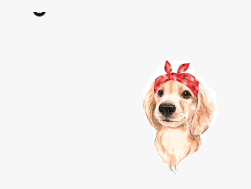 Transparent Squidward Dab Png - Dog Wearing Red Bandana, Png Download, Free Download