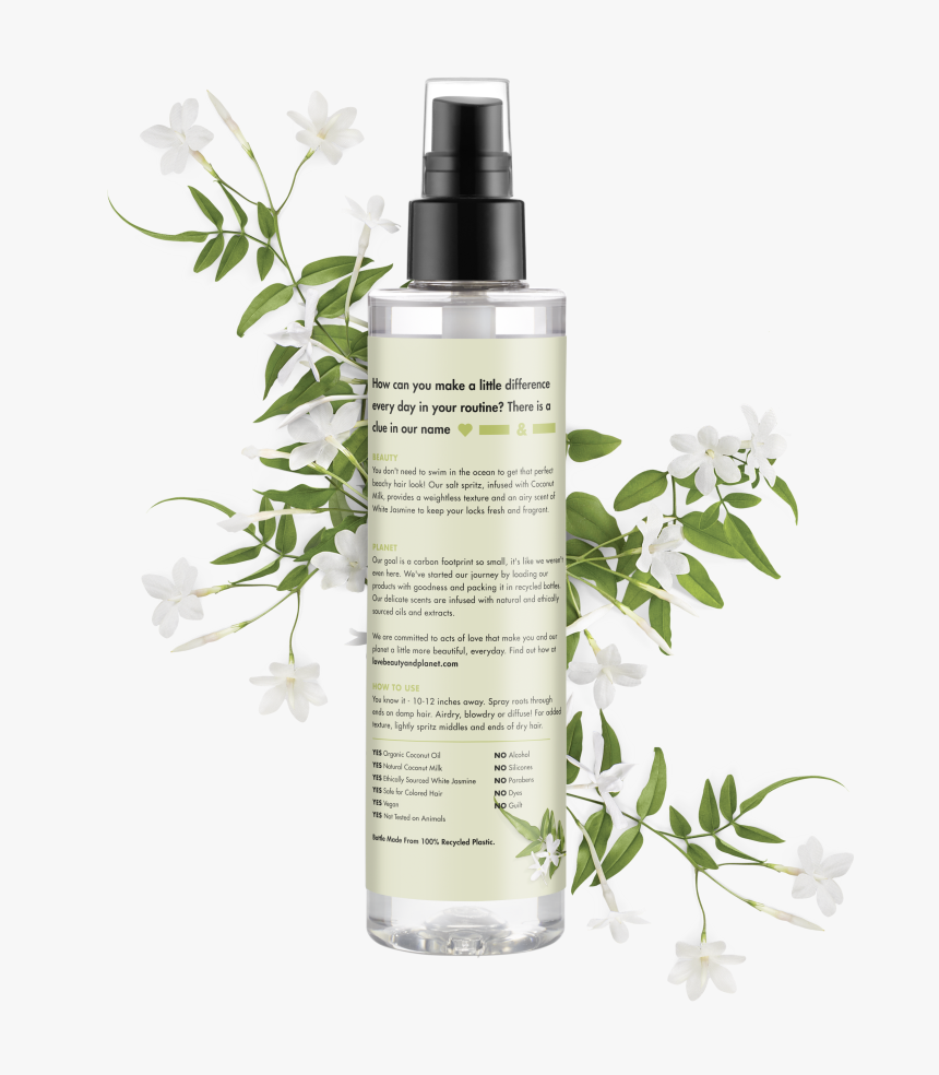 Coconut Milk & White Jasmine Shampoo, HD Png Download, Free Download