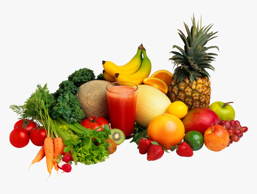 Healthy Diet Health Food Eating - Bunch Of Fruits And Vegetables, HD Png Download, Free Download