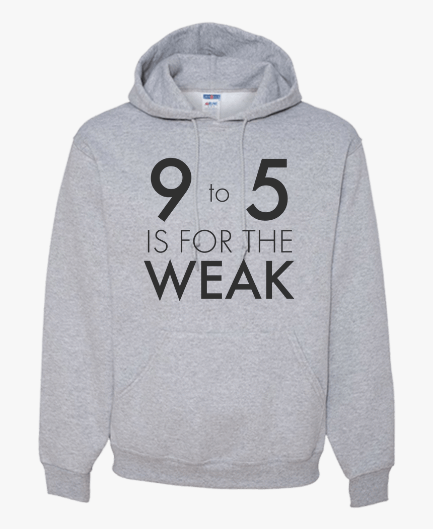 9 To 5 Is For The Weak Hoodies - Stark Industries Jumper Gray, HD Png Download, Free Download