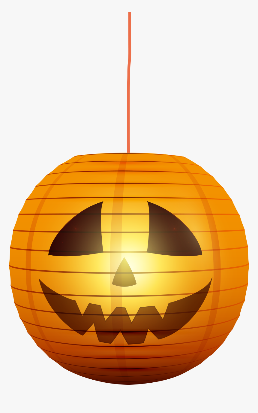 Halloween Pumpkin Lantern Png Transparent Clip Art - Halloween Lantern Png, Png Download, Free Download