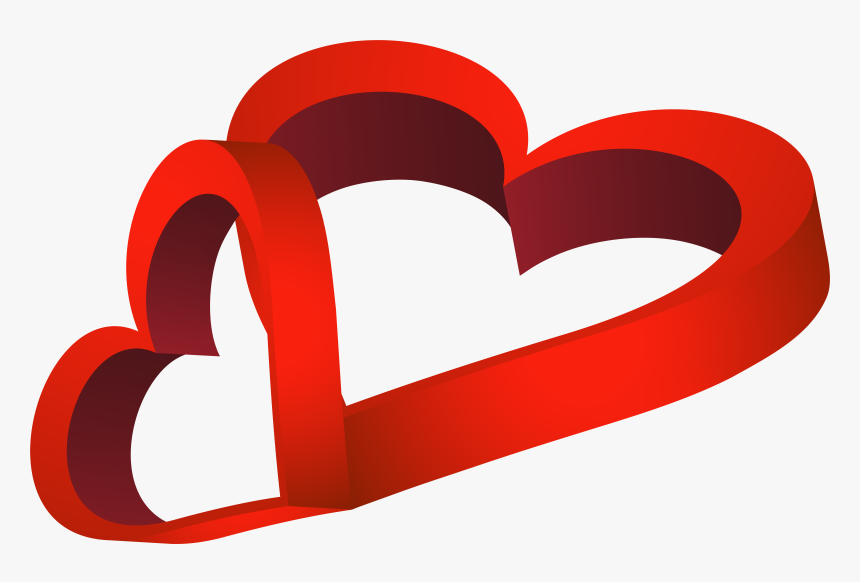 Two Red Heart Png Clipart , Png Download - Portable Network Graphics, Transparent Png, Free Download
