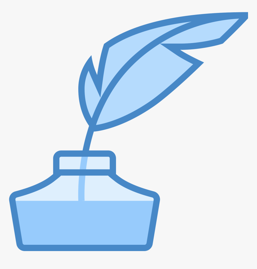 Quill With Ink Icon - Clip Art, HD Png Download, Free Download