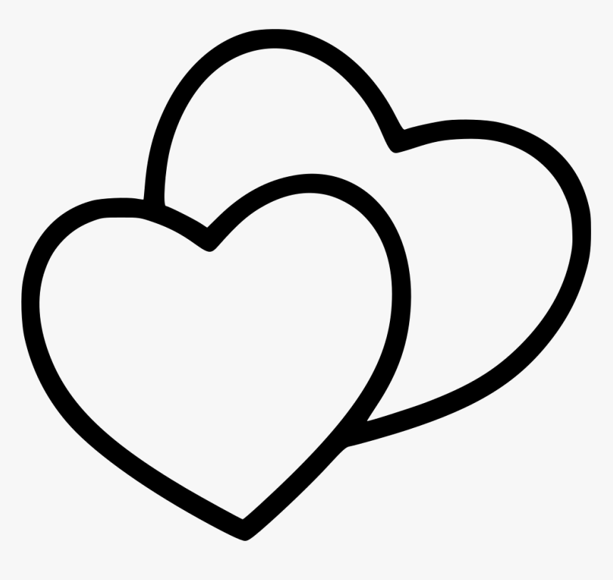 Heart Two Couple Love Valentine - Love Couple Transparent Icon, HD Png Download, Free Download