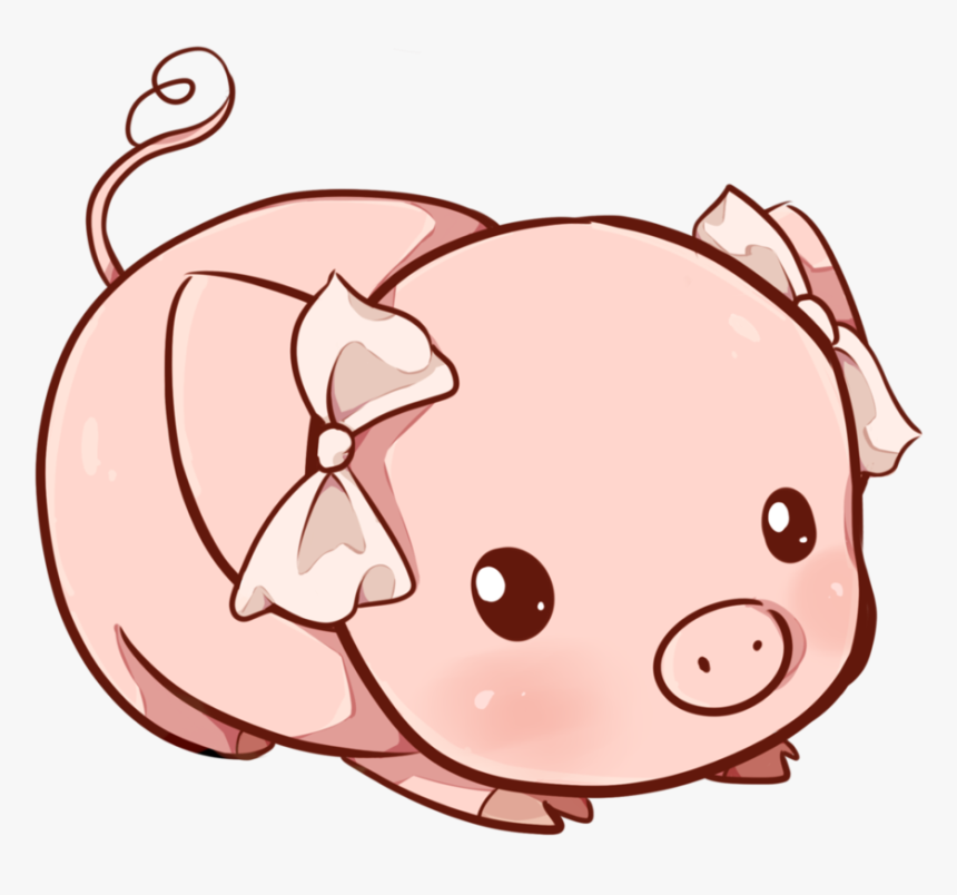 28 Collection Of Kawaii Pig Drawing - Kawaii Cute Pig Clipart, HD Png Download, Free Download