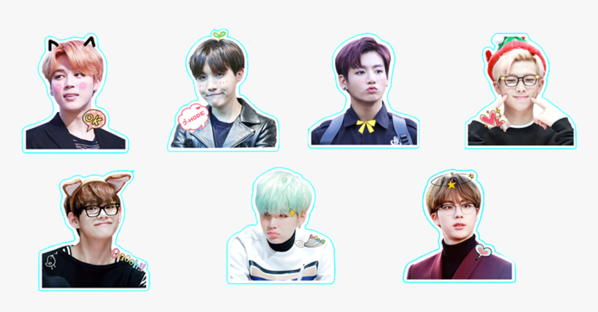 Kawaii, Png, And Stickers Image - Cute Sticker Bts Png, Transparent Png, Free Download