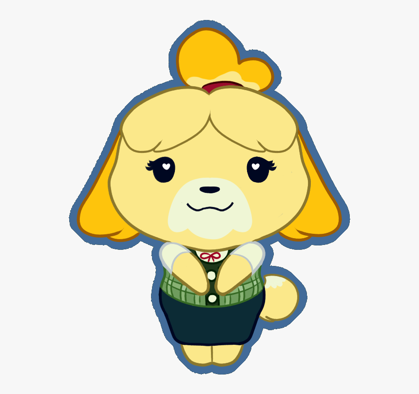 Kawaii Isabelle - Cartoon, HD Png Download, Free Download