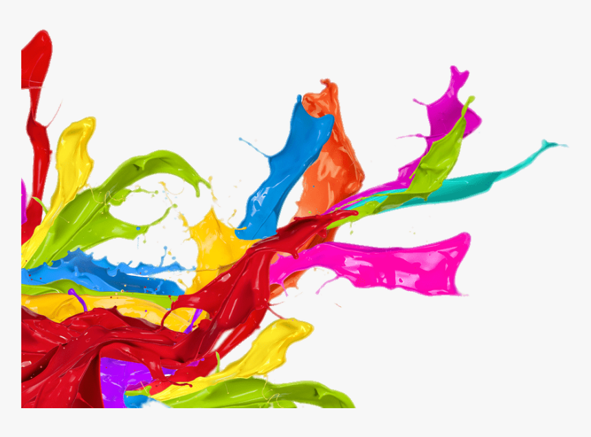 Paint Color Clip Art - Color Splash Paint Png, Transparent Png, Free Download