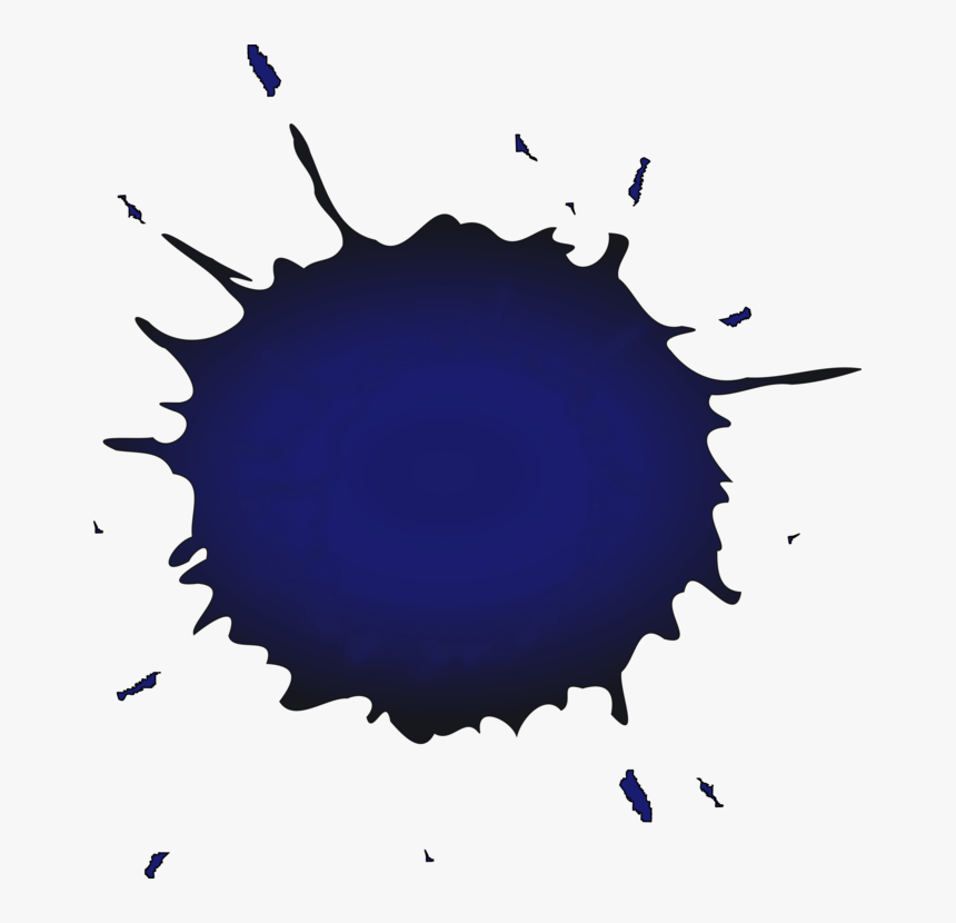 Blue,electric Blue,purple - Stain From Ink Clip Art, HD Png Download, Free Download