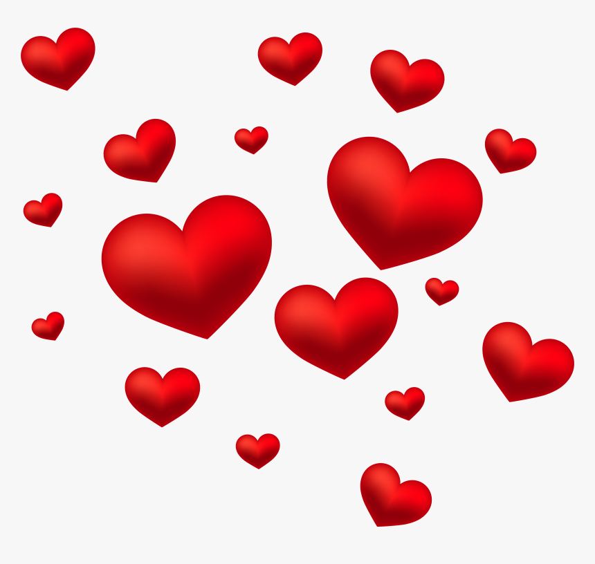 Transparent Two Hearts Clipart - Love Transparent Heart Background Png, Png Download, Free Download