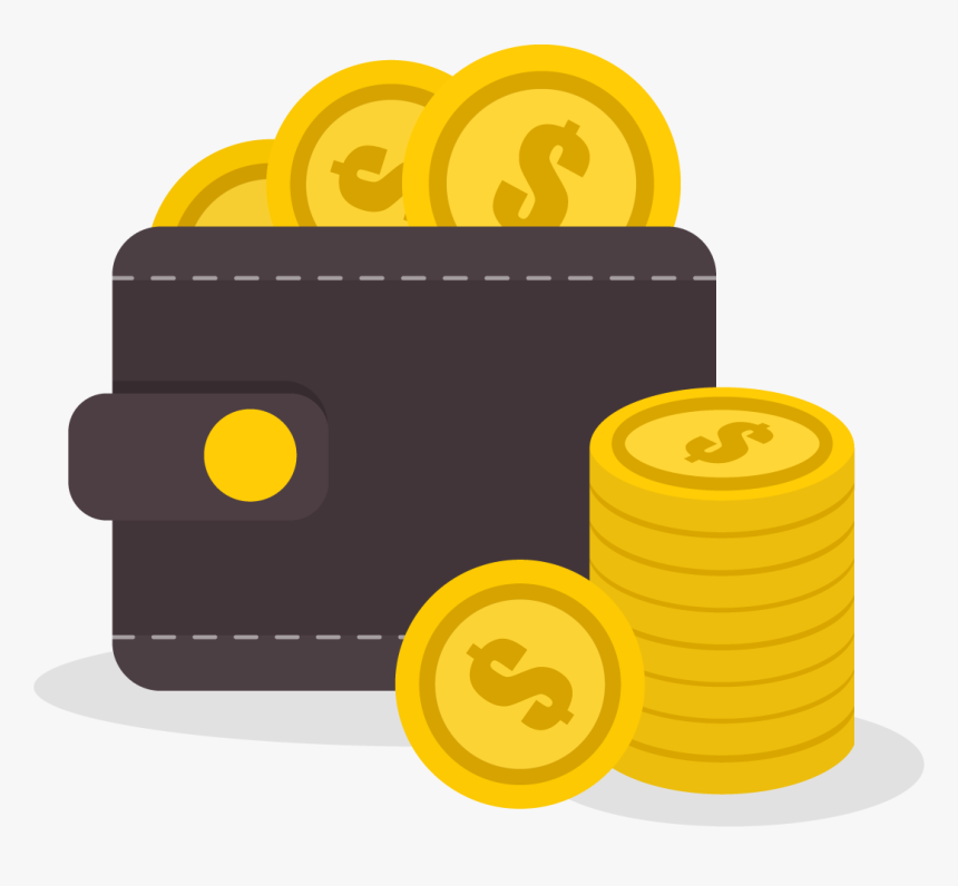 Coins Clipart Dollar Png Image - Cryptocurrency Wallet Development, Transparent Png, Free Download
