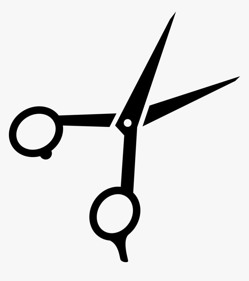 Hair Cutting Computer Icons Clip Art Haircutting - Open Hair Scissors Png, Transparent Png, Free Download