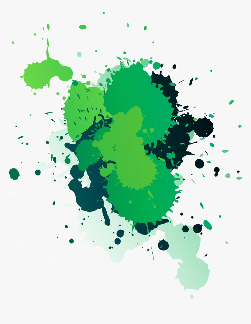 Green Paint Splatter Png, Transparent Png, Free Download