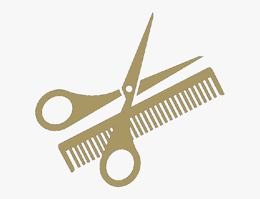 Scissors And Comb Png - Comb And Shears Png, Transparent Png, Free Download