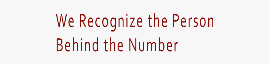 We Recognize The Person Number Behind The Number - Beige, HD Png Download, Free Download