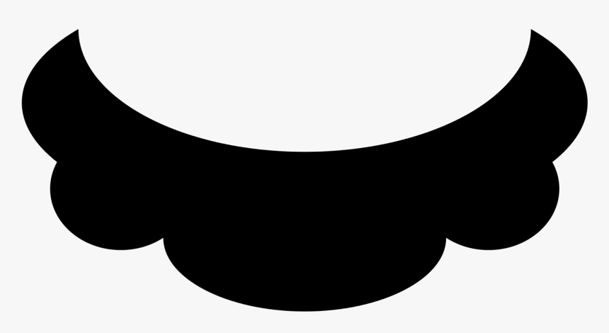 Font,clip Art,logo,black And White,smile,illustration - Mario Bros Mustache Png, Transparent Png, Free Download