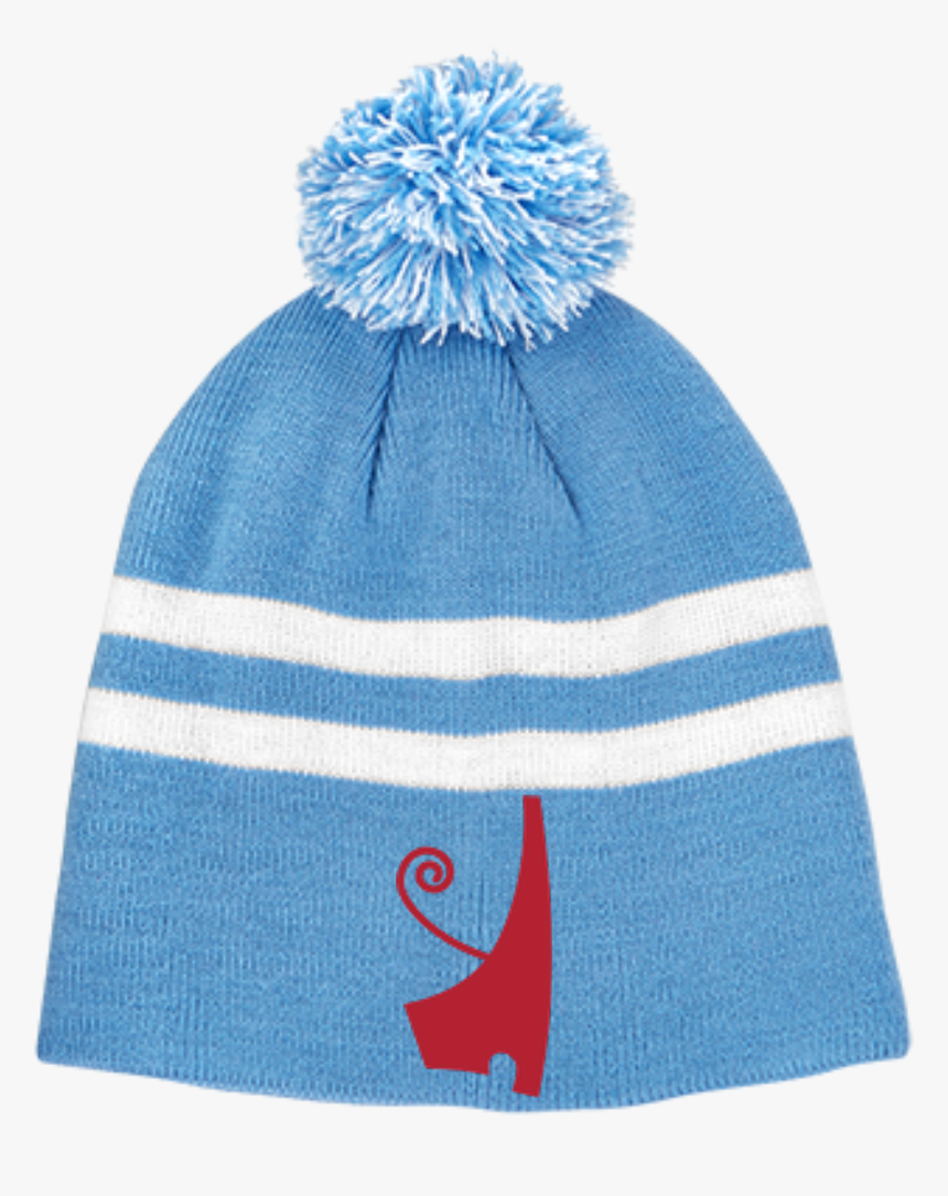 Team 365 Striped Pom Beanie Tt122, HD Png Download, Free Download