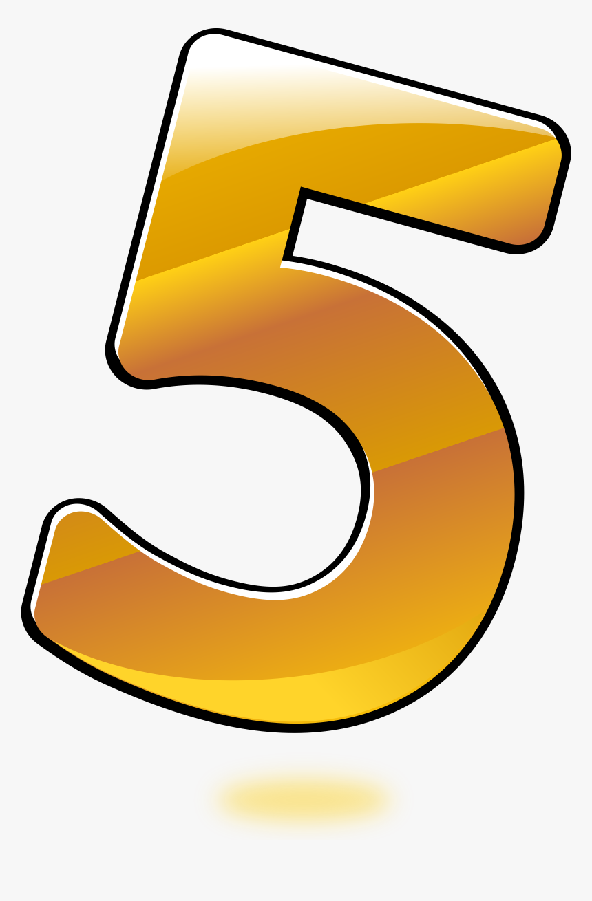 Number 5 Football Png - Five Transparent, Png Download, Free Download