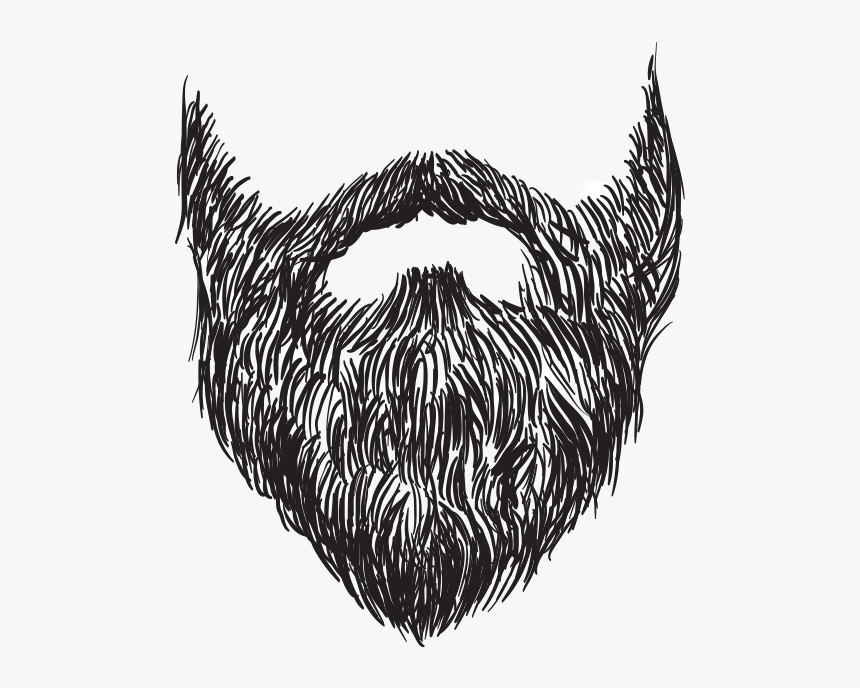 Beard Sketch Png, Transparent Png, Free Download