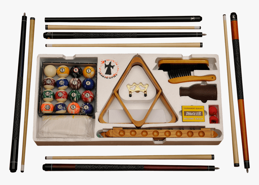 Cedar Log Deluxe Pool Table Accessory Kit - Pool, HD Png Download, Free Download