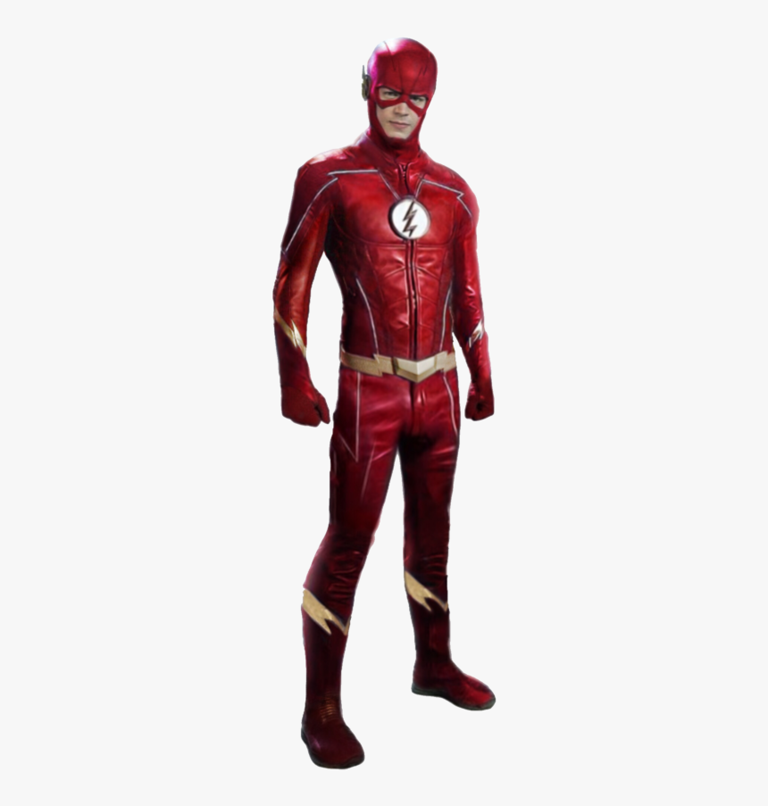 Red Suit Png - Flash Grant Gustin Png, Transparent Png, Free Download