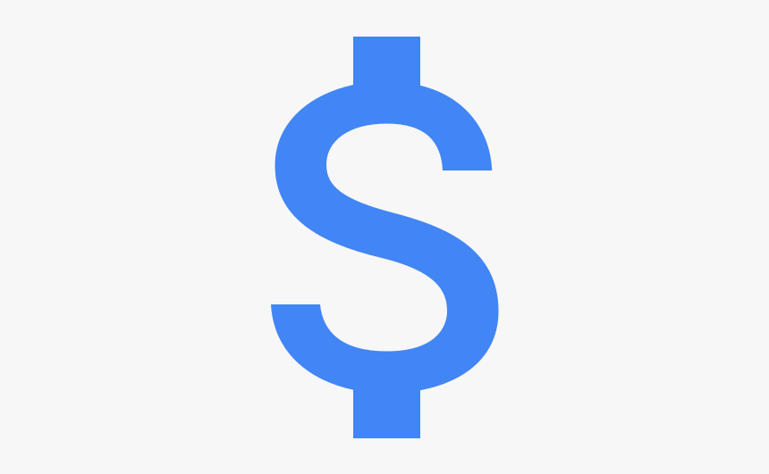 Clip Art Dollar Sign Blue, HD Png Download, Free Download