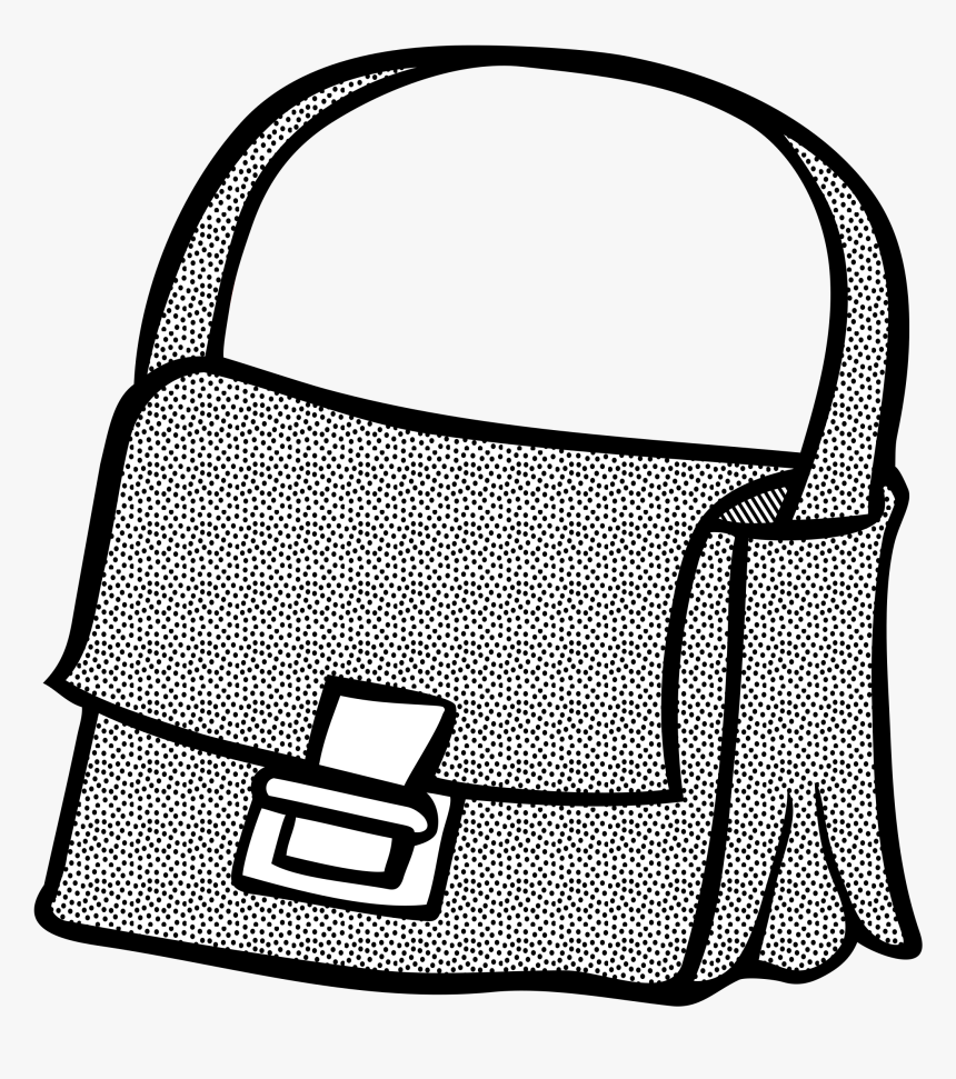 Lineart Big Image Png - Clip Art Tasche, Transparent Png, Free Download