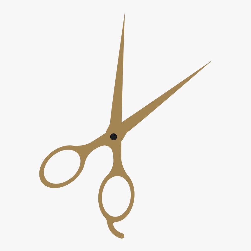 Transparent Hair Scissor Png - Stylist Scissors Silhouette, Png Download, Free Download