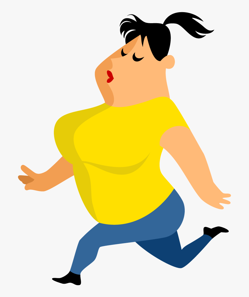 Clipart Exercise Jogging - Persona Animada Png, Transparent Png, Free Download