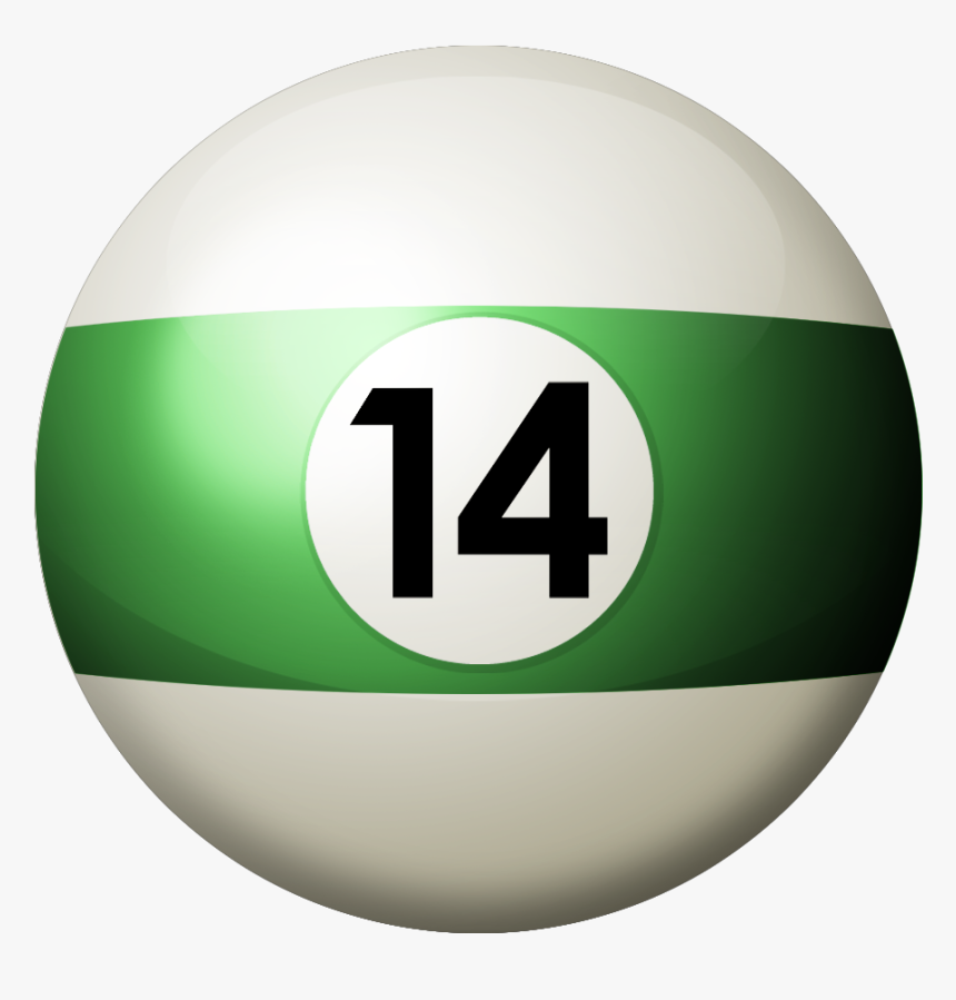 Pool Ball 14 Png, Transparent Png, Free Download