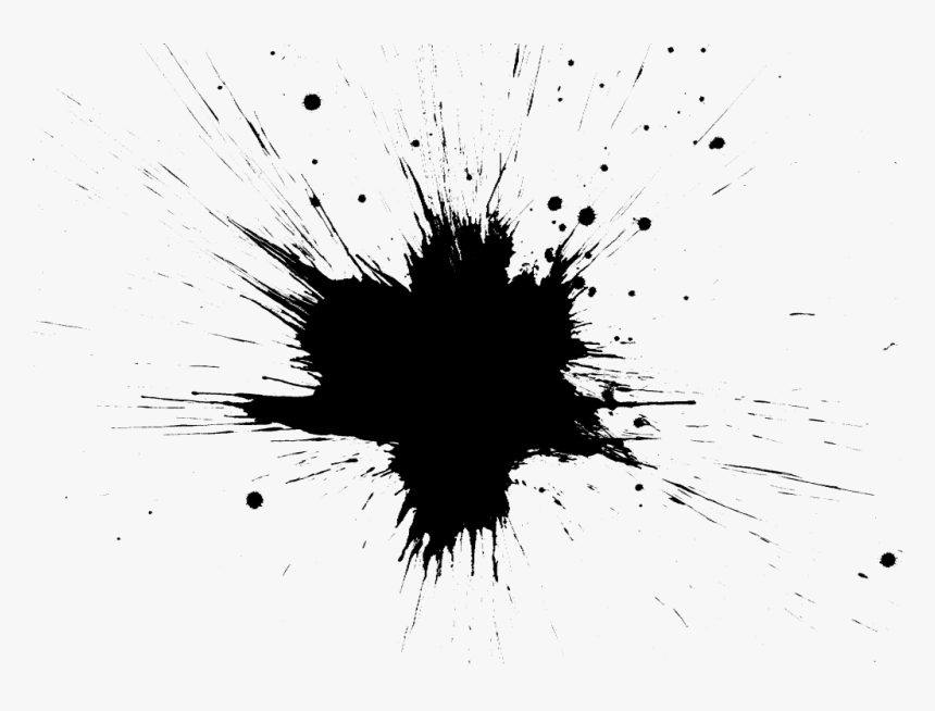 Black Transparent Splash - Splash Image Black, HD Png Download, Free Download