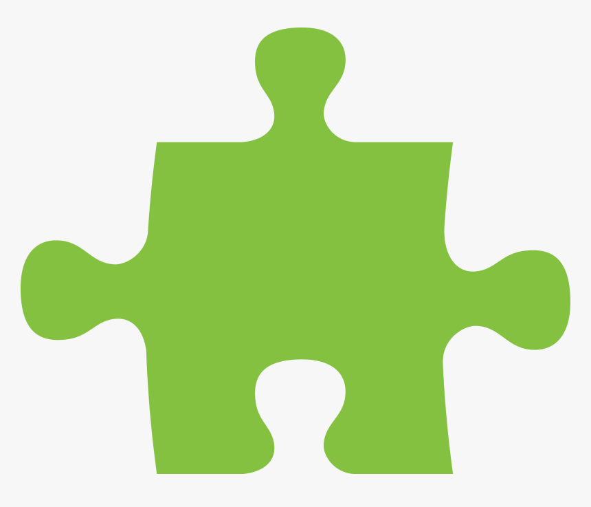 Green Puzzle Piece Png - Green Puzzle Piece Transparent Background, Png Download, Free Download