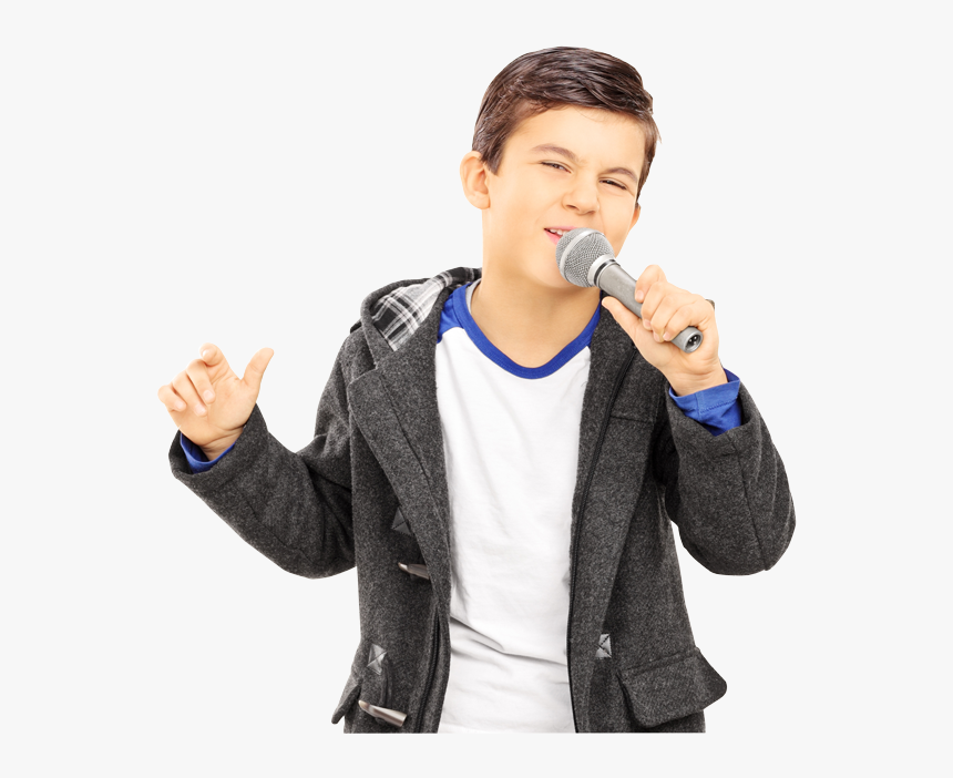 Boy Singing White Background, HD Png Download, Free Download