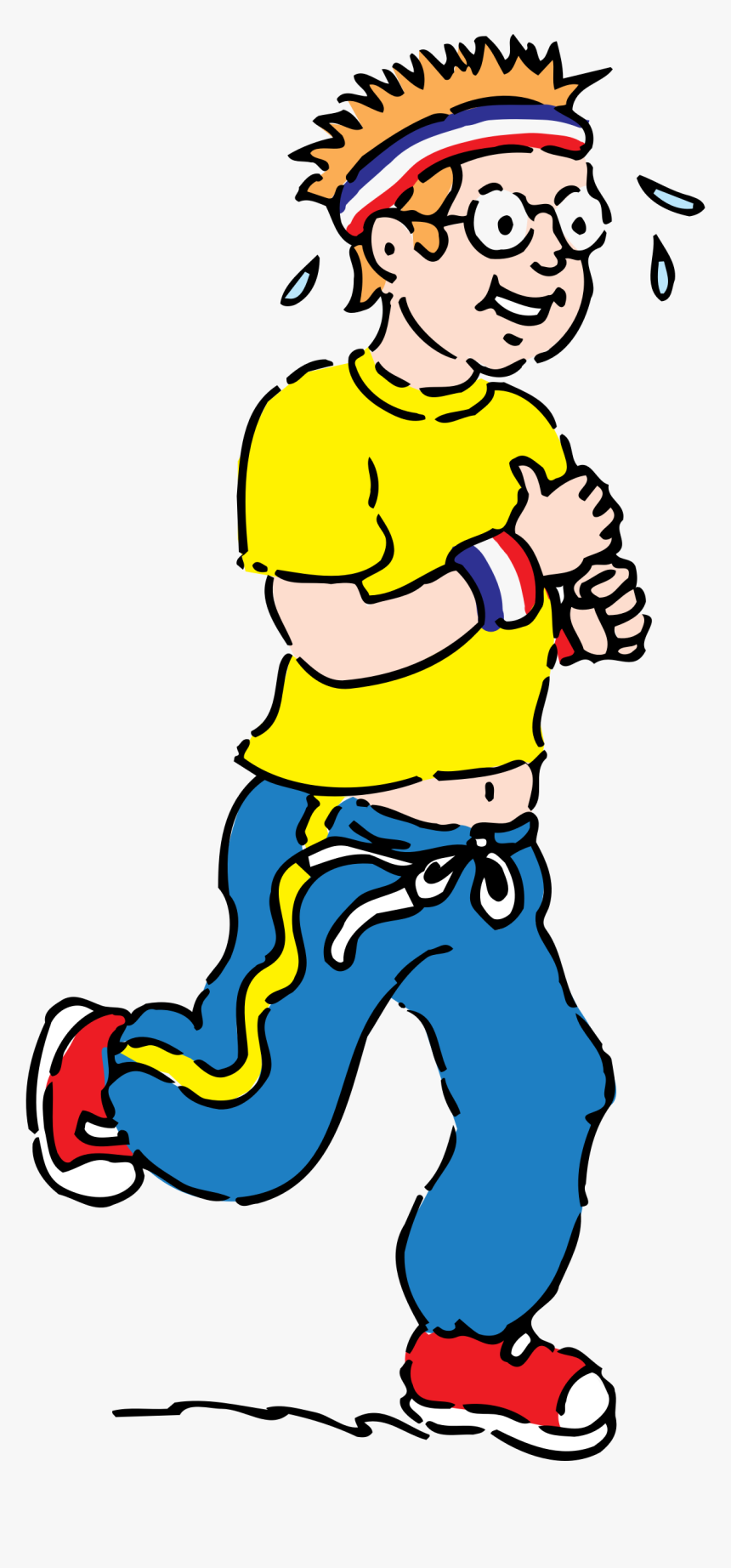 Jogging Boy Clip Arts - Jog Clipart, HD Png Download, Free Download