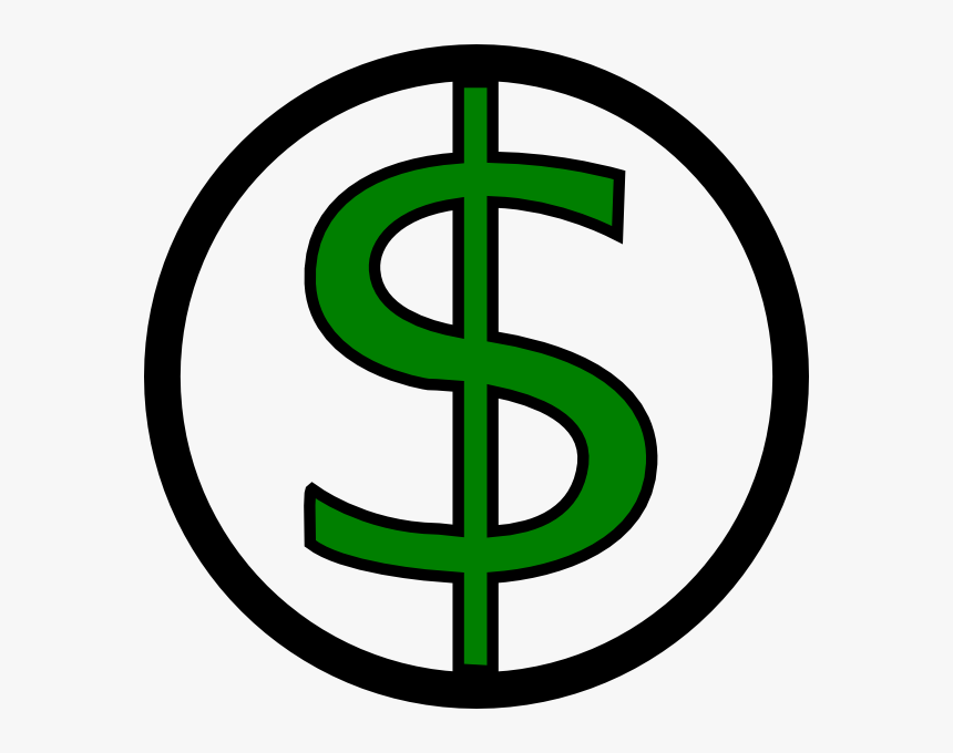 White Dollar Sign Png Download - Dollar Clipart, Transparent Png, Free Download