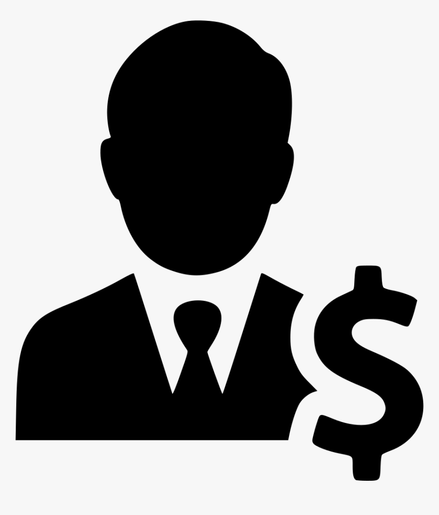 Dollar Business Man Businessman Earnings Comments - Work Icon Png Transparent, Png Download, Free Download