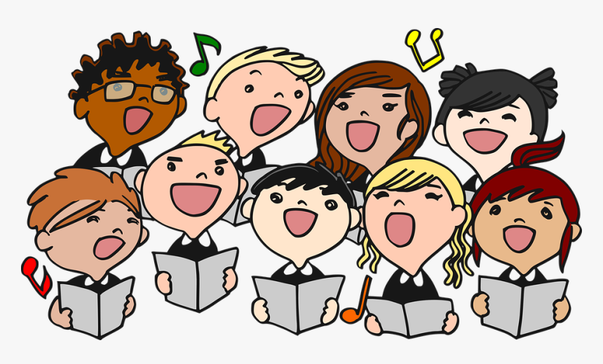 Choral, Singing, Children, Kids, Choir, Singer, Sing - Choir Clipart, HD Png Download, Free Download