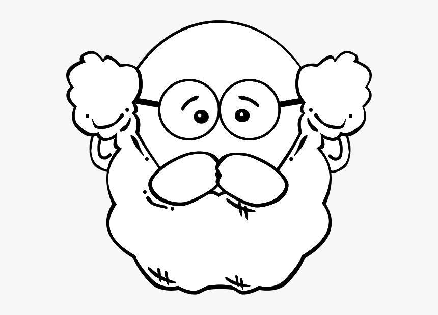 Beard Glasses Moustache Clip Art - Old Man Mask Printable, HD Png Download, Free Download