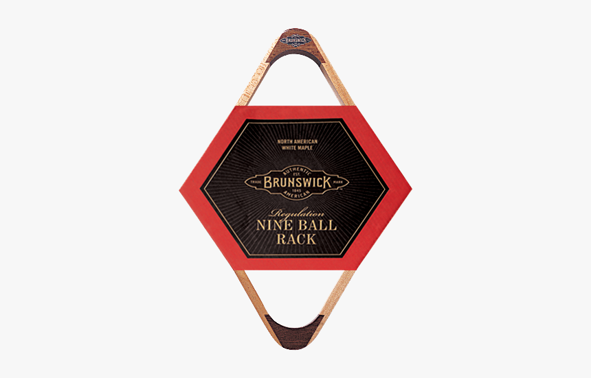 Brunswick Billiards 9-ball Rack - Brunswick 9 Ball Rack, HD Png Download, Free Download