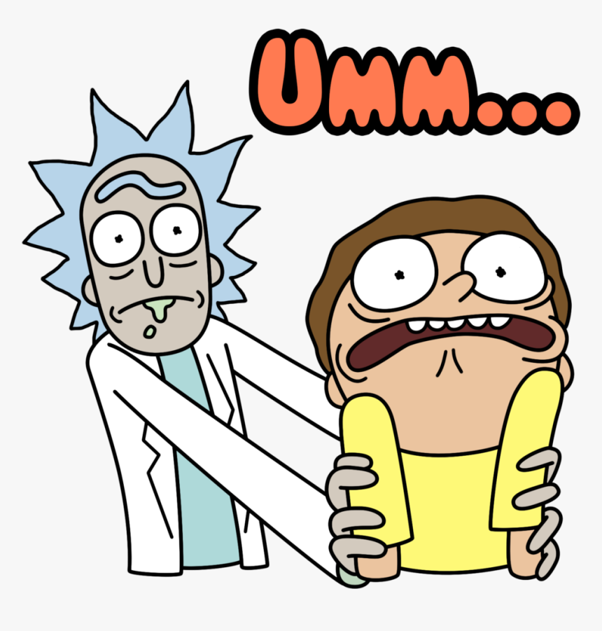Rick And Morty Clipart , Png Download - Rick Y Morty Stickers, Transparent Png, Free Download