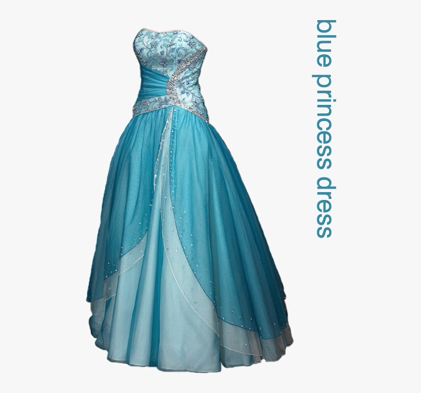 Blue Dress Png Image - Frozen Elsa Dress Png, Transparent Png, Free Download