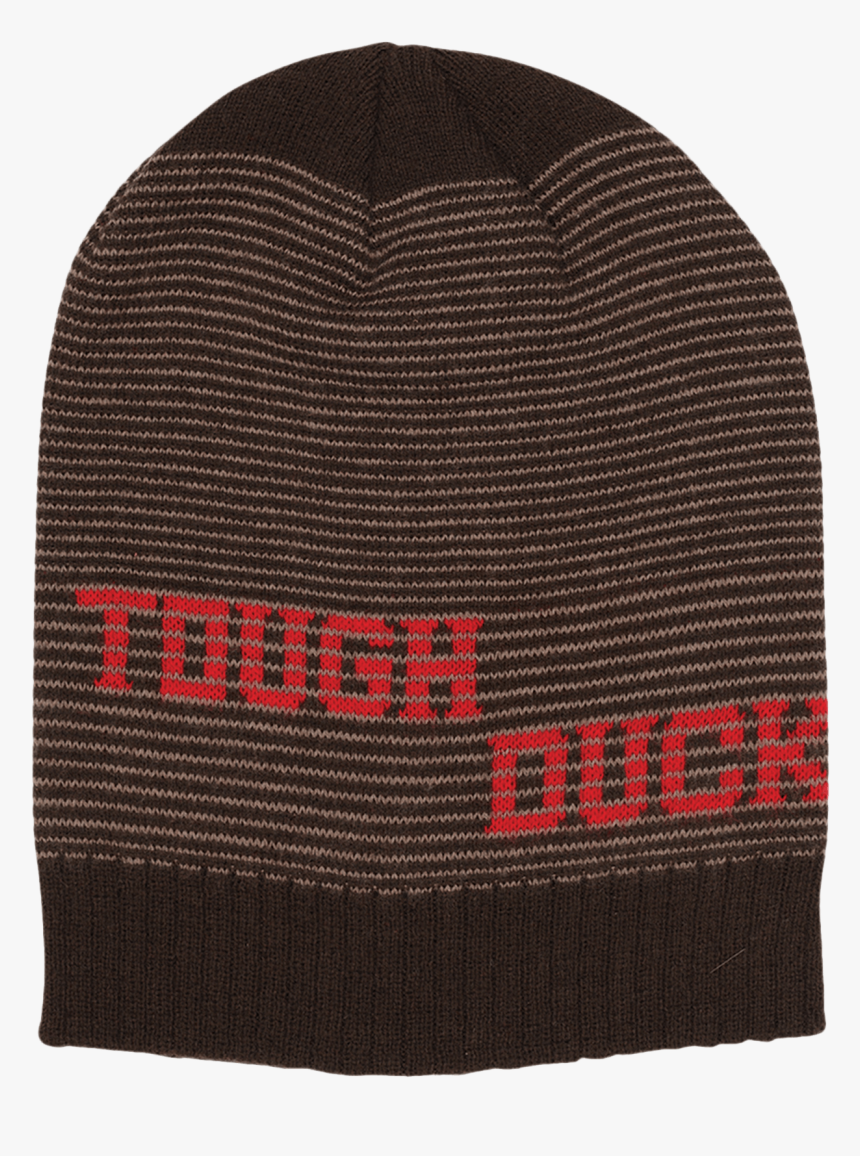 Tough Duck Slouch Beanie Brown Detail Wa01 - Beanie, HD Png Download, Free Download