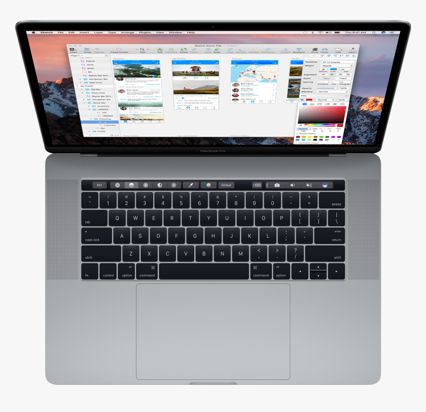 Macbook Png Image - Macbook Pro 15 2018 Png, Transparent Png, Free Download
