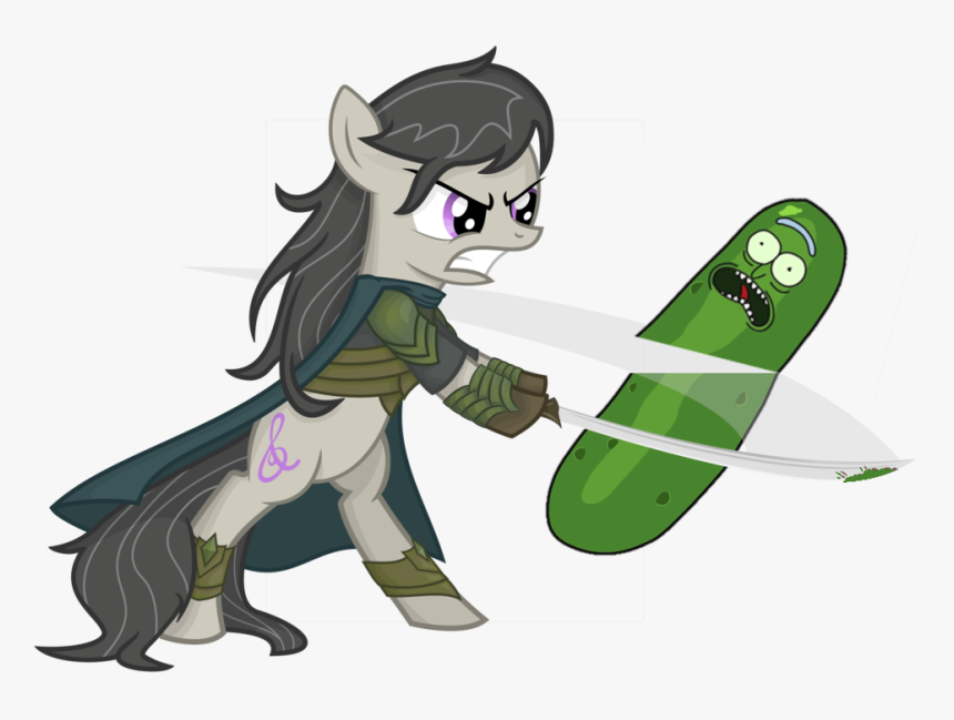 Pickle Rick My Little Pony, HD Png Download, Free Download