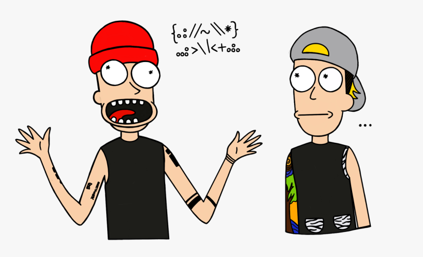 Transparent Twenty One Pilots Clipart - Rick And Morty Twenty One Pilots, HD Png Download, Free Download