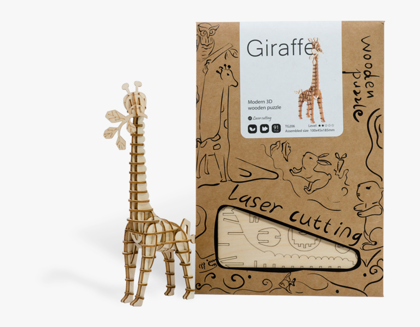 Custom 3d Puzzles - Giraffidae, HD Png Download, Free Download